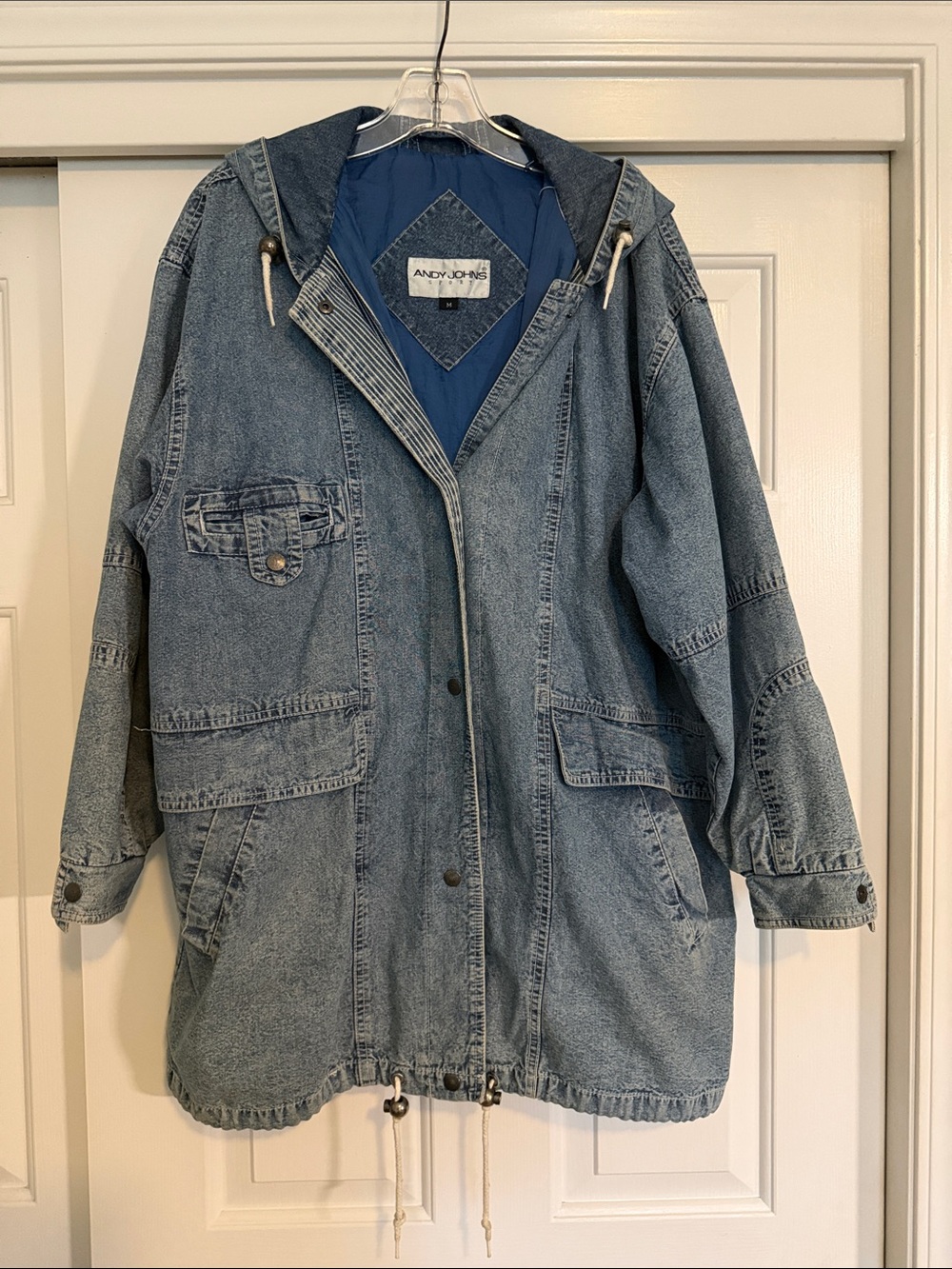 Vintage Andy Jones Denim Hooded Jacket